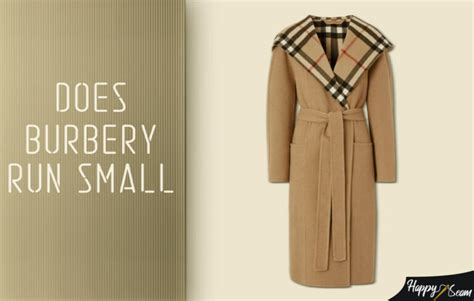 does burberry run small